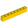 Yellow Brick 1 x 8