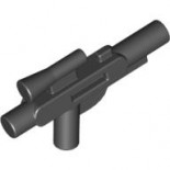 Black Minifig, Weapon Gun, Blaster Short (SW)