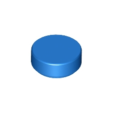 Blue Tile, Round 1 x 1