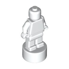 White Minifig, Utensil Trophy Statuette