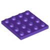 Dark Purple Plate 4 x 4