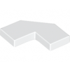White Tile, Modified 2 x 2 Corner with Cut Corner