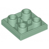 Sand Green Tile, Modified 2 x 2 Inverted