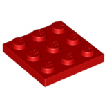 Red Plate 3 x 3
